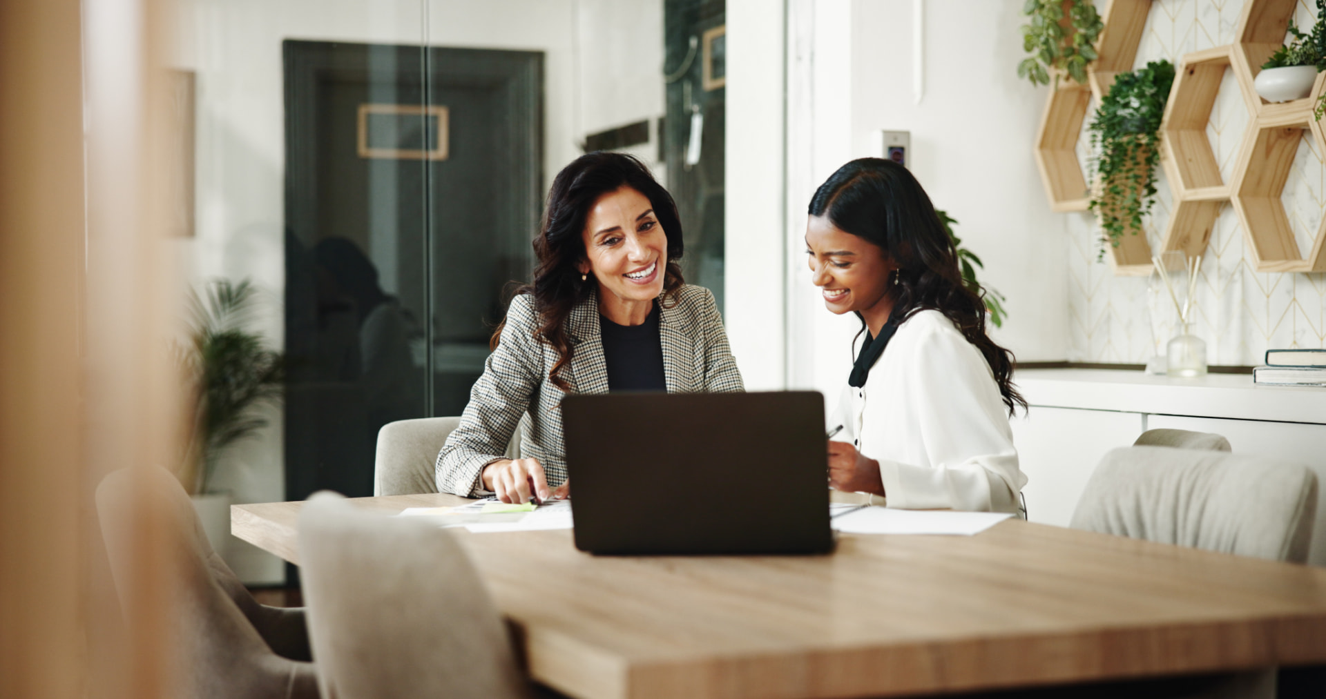 Hiring managers reviewing candidate shortlists